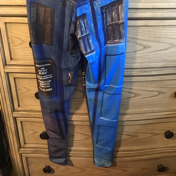 Black Milk Police Box Leggings Large New with tags - Picture 2 of 4
